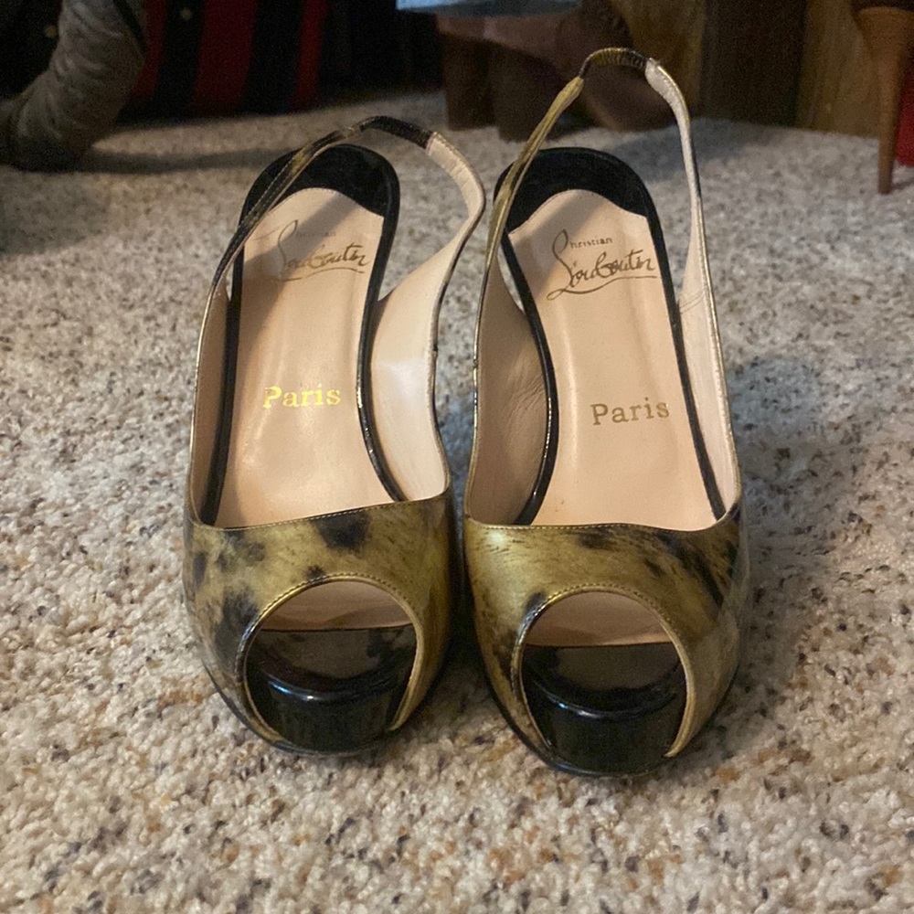 Christian Louboutin sling backs